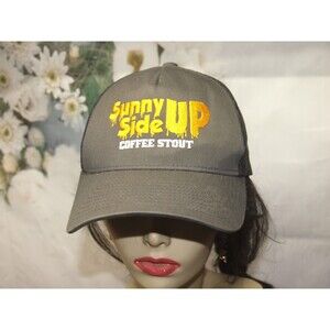 Sunny Side UP Coffee Stout Hat Truckers Hat For those who of few words Unisex